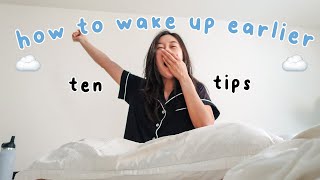 how to wake up earlier WITHOUT feeling miserable [upl. by Lot184]