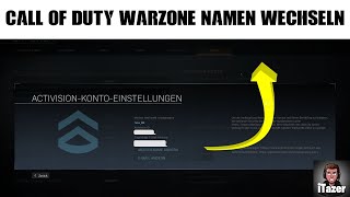 HOW TO  🔥Wie du deinen Namen in Call of Duty Warzone ändern kannst  email 👍 I Warzone I iTazer [upl. by Annaxor]