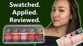 elf PUTTY BLUSHES Swatches Application amp Review [upl. by Eckblad88]