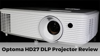 Optoma HD27 DLP Projector Review [upl. by Gridley]