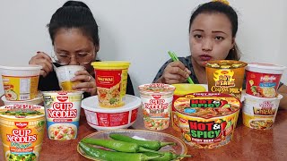 Cup Noodles  Eating show  Mukbang Mizo [upl. by Suiramad101]