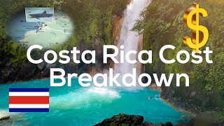 How to travel Costa Rica on a budget Detailed cost break down and full itinerary  Two weeks trip [upl. by Inalial]