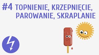 Topnienie krzepnięcie parowanie skraplanie 4  Zjawiska cieplne [upl. by Erroll]