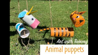 DIY Tube Puppets Marionettes with Tammy [upl. by Whallon]