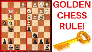 The GOLDEN Rule Every Chess Player Should Know [upl. by Ahselef]