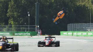 MONZA  Huge Crash Compilation  Worst Wrecks in Circuits History [upl. by Leivad]