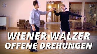 Wiener Walzer  lockere offene Drehungen [upl. by Nehgaem]