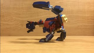 Lego Monster Hunter Glavenus MOC [upl. by Ynnad288]