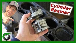 How to use a cylinder ridge reamer Engine Rebuild Part 8 [upl. by Ttenaej]