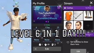 Level 6 in 1 day in Avakin Life no buying or gifting no hacks no mods [upl. by Ashby]