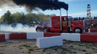 2019 onaway speedway truck parade [upl. by Ahsikat950]