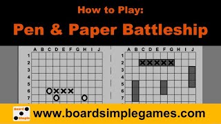 How to Play  Pen and Paper Battleship [upl. by Januisz629]