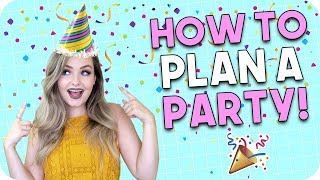 How to Plan a Party Party Planning Checklist [upl. by Addie]