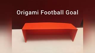 Origami Football Goal Post EASY [upl. by Wayland]