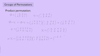 Abstract Algebra 1 Groups of Permutations [upl. by Anerual358]