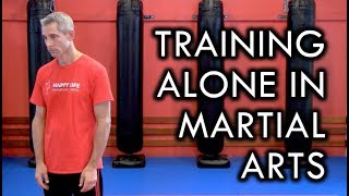 How to Practice Martial Arts Alone  Solo Training Tip [upl. by Lorou]