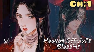 Heavens Official Blessing BL Manhua Chapter 1  Xie Lian x Hua Cheng  Hualian  TGCF Manhua [upl. by Ilzel27]