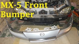 Mazda MX5 Front Bumper Removal [upl. by Yasmeen]