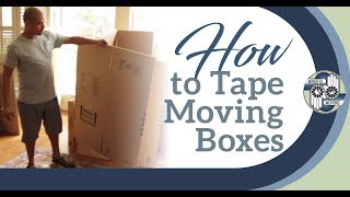 How to Tape a Moving Box [upl. by Ecydnac]