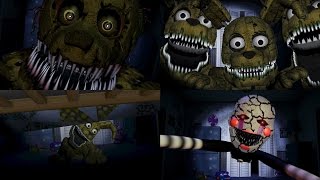 FNaF Custom Jumpscares COMPILATION  FNAF 4  WayTwo [upl. by Sirred]