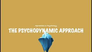 ALevel Psychology AQA The Psychodynamic Approach [upl. by Rawley397]