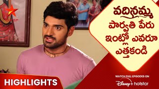 Vadinamma Episode 100 Highlight 2  తప్పును తెలుసుకుంటుందా   Telugu Serials  Star Maa [upl. by Esdras]