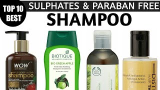 Top 10 Best Toxin Free Shampoos in India  SLS SLES PARABEN FREE SHAMPOOS [upl. by Sokram]