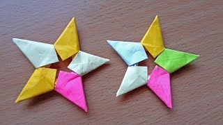 Origami Easy  Origami Star From postit note [upl. by Idelle654]