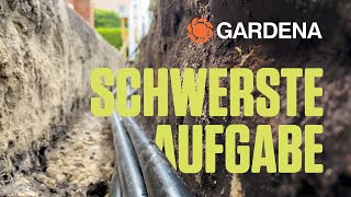 Gardena Bewässerungssystem verlegen Gardena Smart System [upl. by Ocir653]