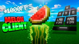 🍉EL NUEVO MELON CLIENT SUBE FPS AL MÁXIMO  MINECRAFT PVP CLIENT 189 NO PREMIUM🔷 1000 FPS 2021 [upl. by Graf]