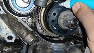 mitsubishi outlander timing belt replacement [upl. by Odelle]