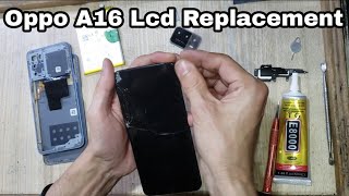 OPPO A16 LCDSCREEN REPLACEMENT COMPLETE GUIDE [upl. by Fitting]