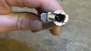 1911 barrel fitting  Reaming and polish the chamber [upl. by Edrahs]