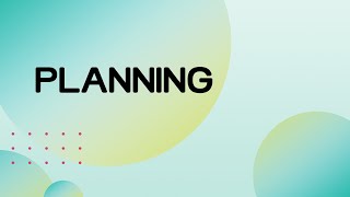 Planning  AvaiBook [upl. by Carilla]