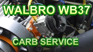 Paramotor Carb rebuild Walbro carburetor service WB37 [upl. by Ark419]