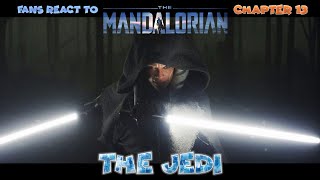 Fans react to The Mandalorian Chapter 13 The Jedi chainreaction careful spoilers [upl. by Reyotal]