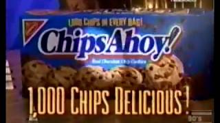 Chips Ahoy Ad 1000 Chips Delicious 1998 [upl. by Junia]