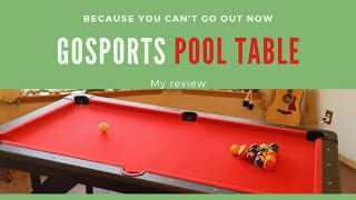 GoSports Pool Table Review [upl. by Enoed290]