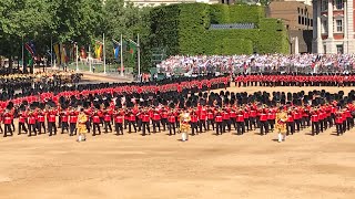 Trooping the colour 2019 colonels review No commentary [upl. by Ecire969]