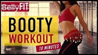 10min Booty Burn  Belly Dance Workout [upl. by Nidnal748]