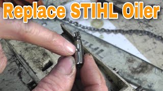 Replace STIHL Oiler A Complete Guide [upl. by Deadman]