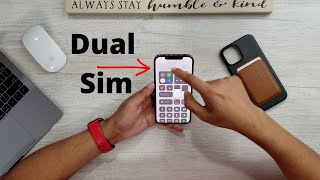 iPhone 12 Pro Max Dual Sim  eSim Setup [upl. by Ambrosius]