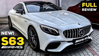 2020 MERCEDES AMG S63 Coupé V8 NEW FULL Review BRUTAL Sound S Class 4MATIC Interior Exterior [upl. by Joon]