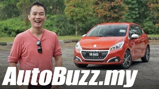 Peugeot 208 Puretech 12 turbo review  AutoBuzzmy [upl. by Arrim711]