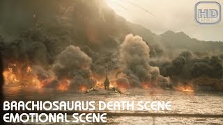 Emotional SceneBrachiosaurus Death Scene Jurassic World [upl. by Marrin884]