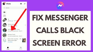 How to Fix Messenger Call Black Screen Error [upl. by Alina]