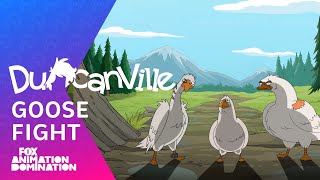 Duncan Uses His Knife To Scare Off The Geese  Season 3 Ep 2  DUNCANVILLE [upl. by Bucella267]