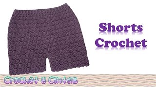 Pantalón corto – Bermuda – shorts tejidos a crochet [upl. by Sigismondo]