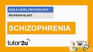 AQA ALevel Psychology Revision Blast  Schizophrenia  12 May 2021 [upl. by Ylsel]