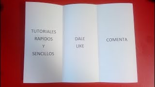 Word Aprende rapido a crear un triptico [upl. by Orat]